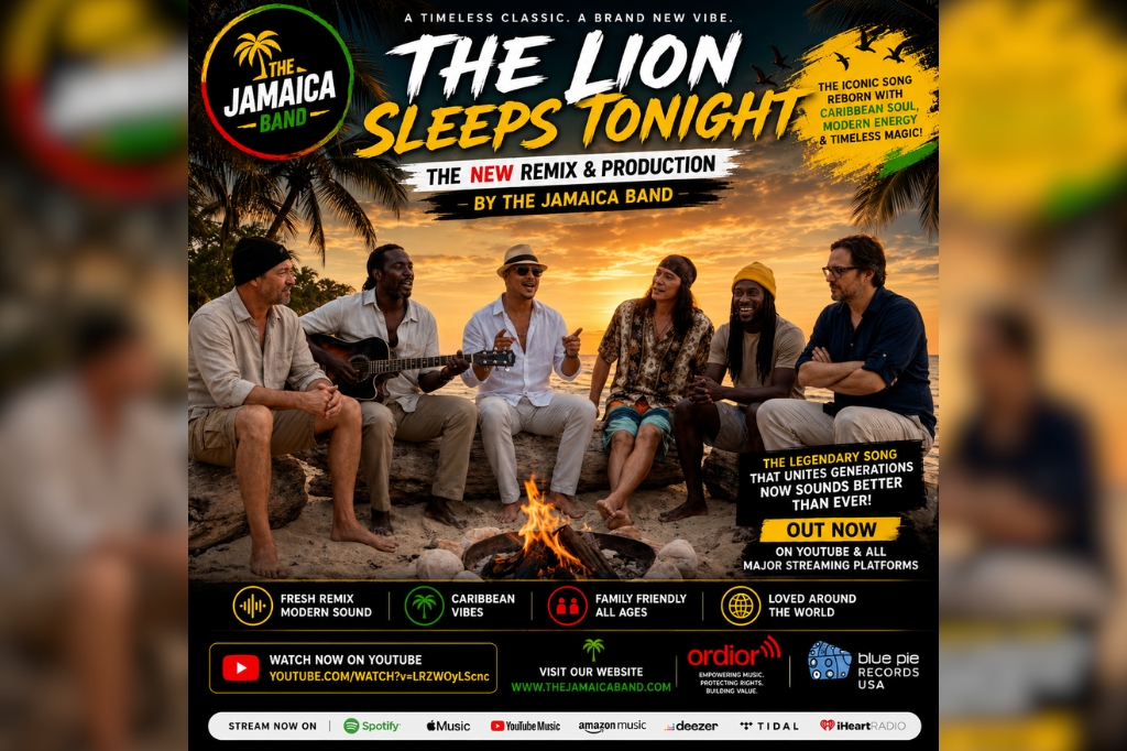 The Jamaica Band Awakens a Timeless Classic with Powerful New Remix & Production of The Lion Sleeps Tonight